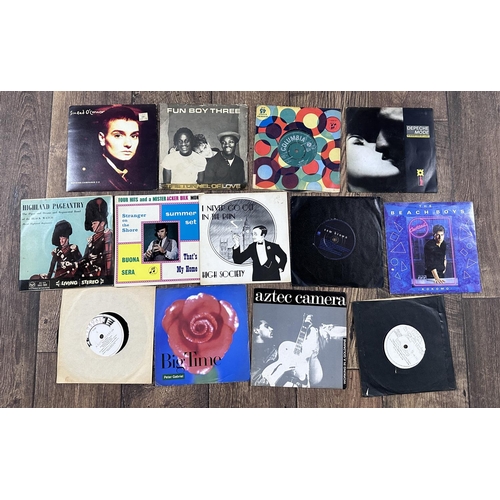 395 - Selection of various vinyl records of artists including Big Country, Argent, Mahavishnu Orchestra, B... 