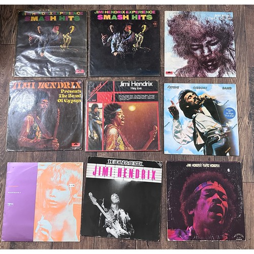 389 - Jimi Hendrix and others - selection of Jimi Hendrix vinyl records to include Rare Hendrix, Legends o... 