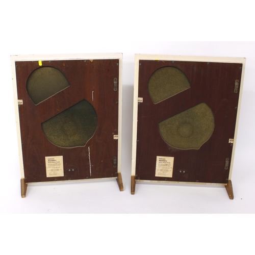 1238 - Pair of Goodmans Planax 2 stereo sound panels; together with a pair of Wharfedale speakers*Please no... 