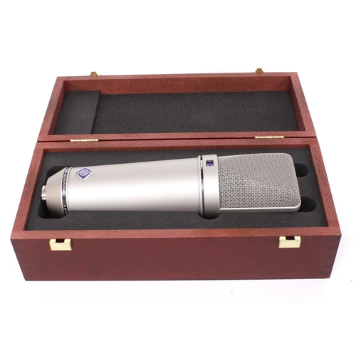 1262 - Neumann U87 Ai microphone, made in Germany, with original wooden case*Please note: Gardiner Houlgate... 