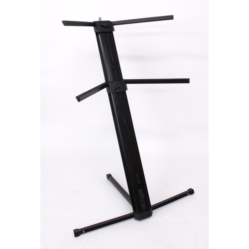 1268 - Heavy duty Adam Hall keyboard stand*Please note: Gardiner Houlgate do not guarantee the full working... 