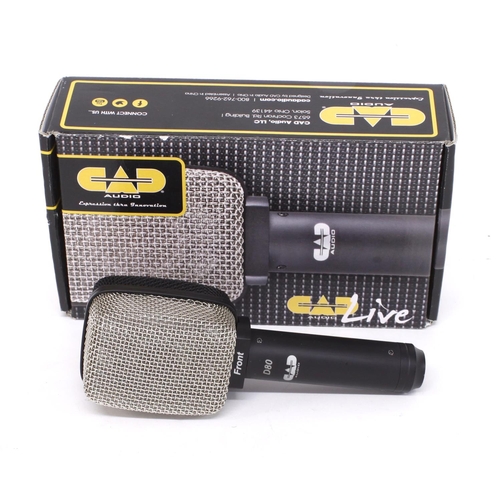 1273 - CAD Audio D80 Moving Coil dynamic super cardioid microphone, boxed*Please note: Gardiner Houlgate do... 