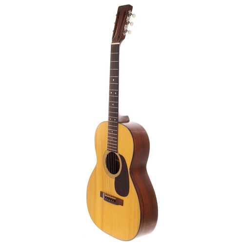 296 - 1965 C.F. Martin 00-21 acoustic guitar, made in USA; Back and sides: Brazilian rosewood, minor scrat... 