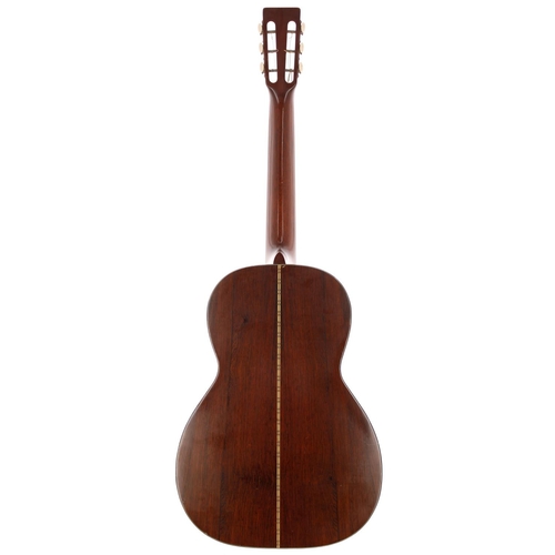 296 - 1965 C.F. Martin 00-21 acoustic guitar, made in USA; Back and sides: Brazilian rosewood, minor scrat... 