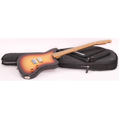 302 - 2023 PJD Guitars St John Apprentice electric guitar, made in England; Body: three-tone sunburst nitr... 