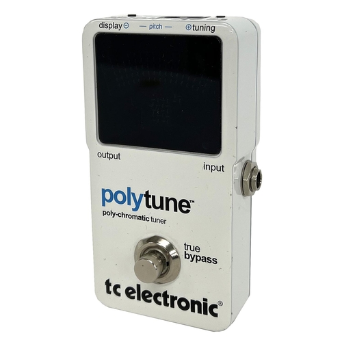 916 - TC Electronic Polytune chromatic tuner guitar pedal*Please note: Gardiner Houlgate do not guarantee ... 