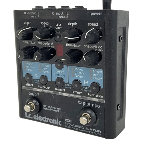 924 - TC Electronic Nova Modulator guitar effects pedal, with PSU (see conditions)*Please note: Gardiner H... 