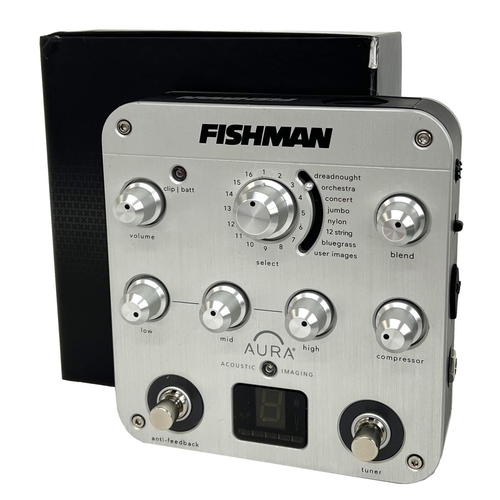 937 - Fishman Aura Spectrum acoustic imaging and DI guitar pedal, boxed*Please note: Gardiner Houlgate do ... 