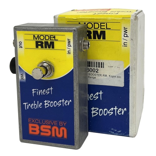 944 - BSM RM Majestic Model Finest Treble Booster guitar pedal, boxed*Please note: Gardiner Houlgate do no... 