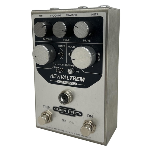 996 - Origin Effects Revival Trem Bias Tremolo guitar pedal, with manual*Please note: Gardiner Houlgate do... 