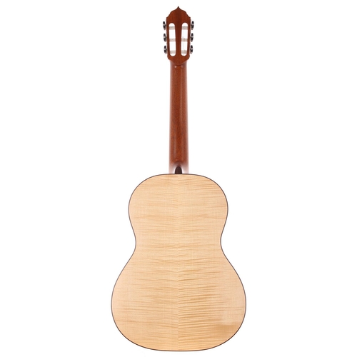 1419 - 2020 John Hall Guitars classical guitar; Body: oil finished maple back and sides with European spruc... 