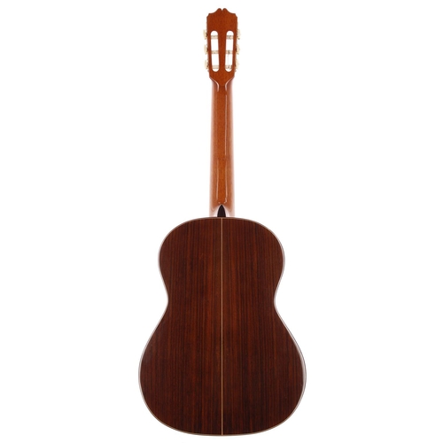 1404 - Antonio Aparicio Model AA30 classical guitar; Back and sides: rosewood; Top: spruce; Neck: cedar; Fr... 