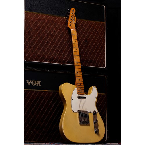 70 - 1968 Fender Telecaster electric guitar, made in USA; Body: blonde finish, typical age yellowing, min... 