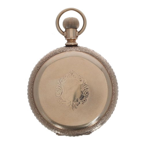 74 - Clean American Waltham 'Royal' gold filled lever hunter pocket watch, circa 1892, serial no. 5911837... 