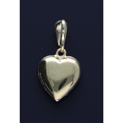 147 - Attractive modern diamond set heart pendant, round brilliant-cut, estimated 1.60ct approx in total, ... 