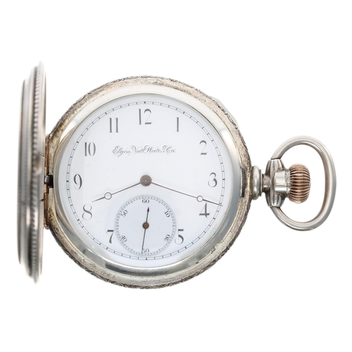 885 - Elgin National Watch Co. lever set hunter pocket watch, circa 1886, signed movement, no. 2346806, wi... 