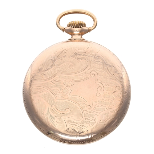 902 - Hampden Watch Co. gold plated lever set pocket watch, circa 1905, signed 23 jewel adjusted to five p... 