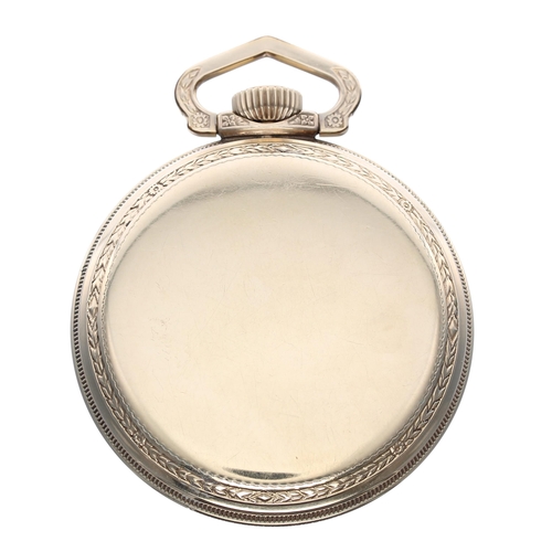 864 - Illinois Watch Co. 'Illinois Central' 10k rolled gold lever pocket watch, circa 1917, signed 17 jewe... 