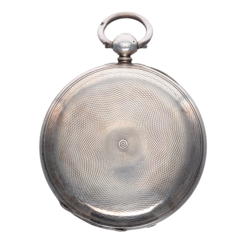 974 - Parkinson & Frodsham, London - 19th century silver verge hunter pocket watch, signed fusee movem... 