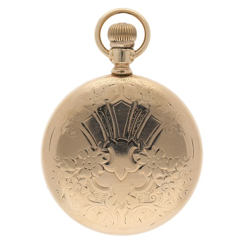 889 - Elgin National Watch Co. 'Veritas' gold plated lever set pocket watch, circa 1909, signed 23 jewel a... 