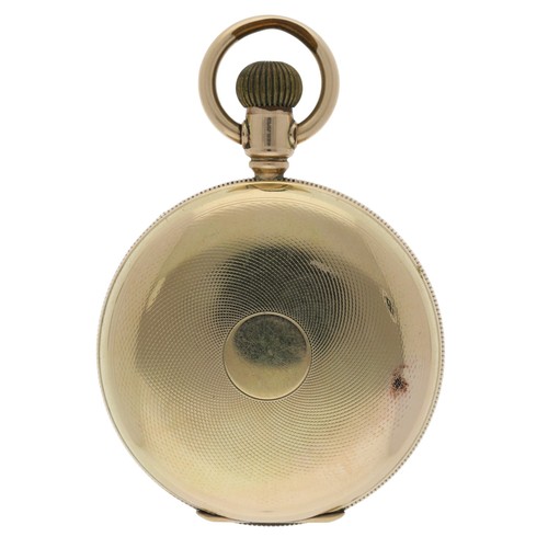 903 - Elgin National Watch Co. centre seconds gold plated lever set hunter pocket watch, circa 1881, signe... 