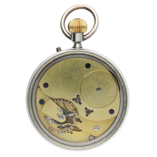 929 - John Durden, London - lever pocket watch with presentation case, the free sprung movement signed Joh... 