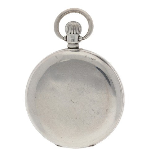 938 - Paul Ditisheim, Solvil - silver lever half hunter pocket watch, Birmingham 1923, signed movement, no... 