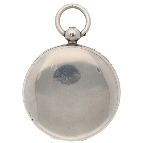 1023 - J.Charlton, Woolwich - William IV silver fusee lever hunter pocket watch, London 1831, signed moveme... 