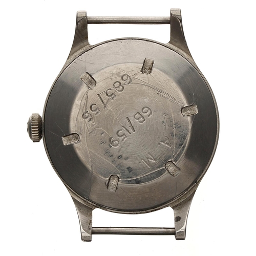 326 - Omega British Military R.A.F. Pilot's wristwatch, serial no. 9818629, circa 1956, signed circular si... 