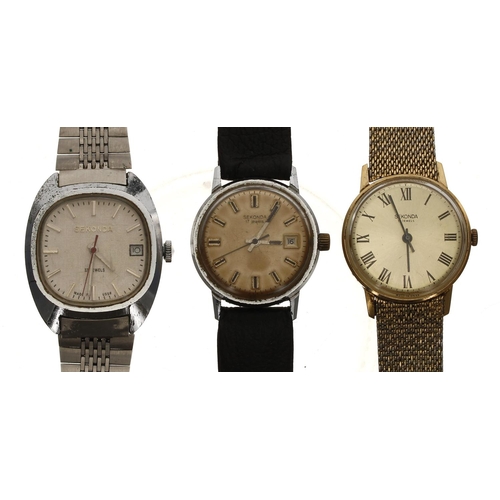 354 - Three Sekonda gentleman's wristwatches (3)