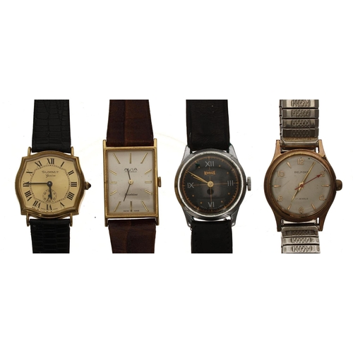 365 - Four gentleman's wristwatches to include Avia, Belfont, Newmark Crescent, Summit (4)... 