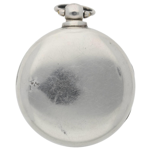 32 - John Callcott, Cotton - rare 19th century English silver pair cased verge pocket watch, signed fusee... 