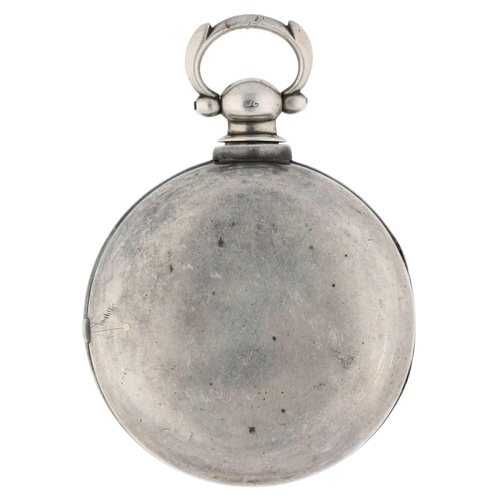 36 - D. Vander Velde, Sunderland - early 19th century English silver pair cased verge pocket watch, Londo... 