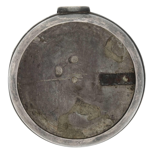 36 - D. Vander Velde, Sunderland - early 19th century English silver pair cased verge pocket watch, Londo... 