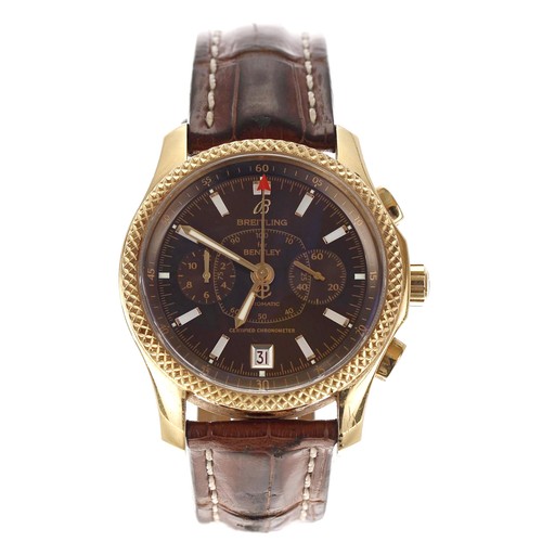 126 - Rare Breitling for Bentley Mark VI Special Edition Chronograph Chronometer automatic 18ct rose gold ... 