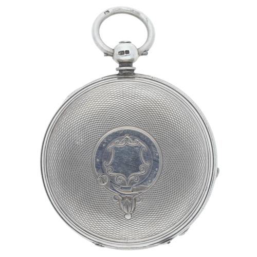 97 - Thomas Gammage, London - Victorian silver fusee lever hunter pocket watch, London 1873, signed movem... 