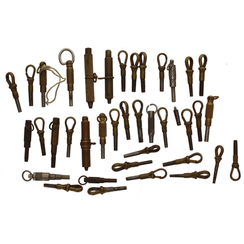 119 - Quantity of assorted pocket watch keys (38)