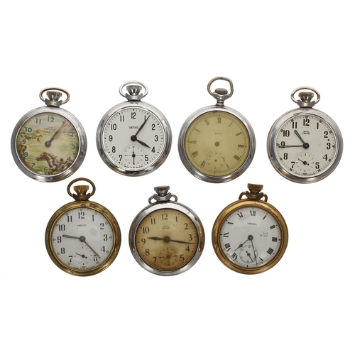 140 - Quantity of Smiths pocket watches for repair to include a Smiths Ranger automaton and Smiths Empire ... 