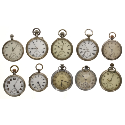 159 - Ten assorted pocket watches (10)