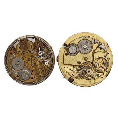 162 - Two repeater pocket watch movements (2)