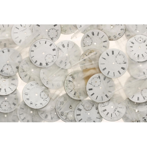 208 - Fifty enamel pocket watch dials (50)