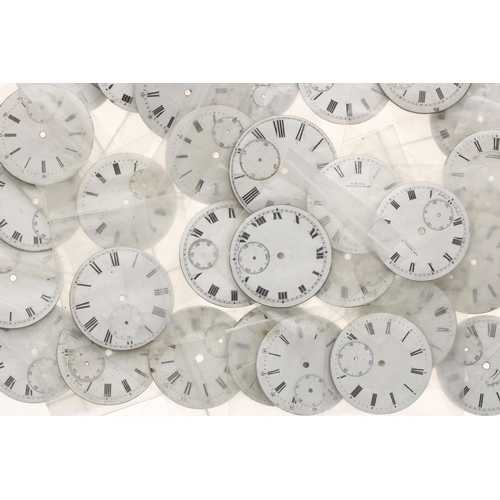 197 - Fifty enamel pocket watch dials (50)