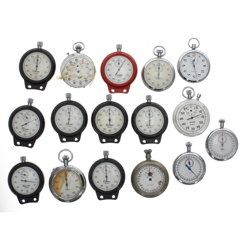 156 - Quantity of pocket stopwatches for repair to include Corsar, Smiths Sekonds, Heuer, Sekonda, Stadion... 