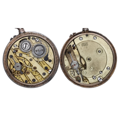 1105 - Swiss gilt metal enamel and seed pearl cylinder fob watch, the movement stamped 'DIDO', roman numera... 