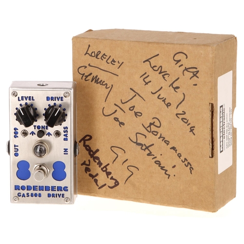 134 - Bernie Marsden - Rodenberg Electronic GAS 808 drive guitar pedal, boxed*Gifted to Bernie Marsden by ... 