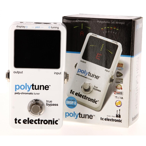 140 - Bernie Marsden - TC Electronic Polytune polychromatic tuner guitar pedal, boxed