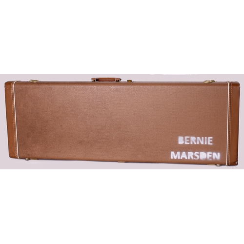 158 - Bernie Marsden - Fender G & G Cases Stratocaster/Telecaster electric guitar hard case with 'Bern... 