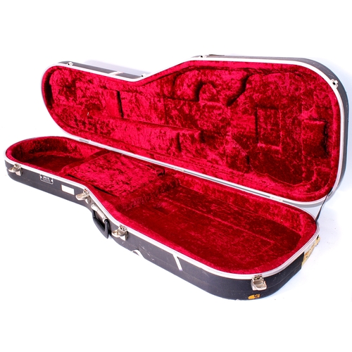 164 - Bernie Marsden - Hiscox Liteflite electric guitar hard case suitable for a Les Paul or similar, bear... 