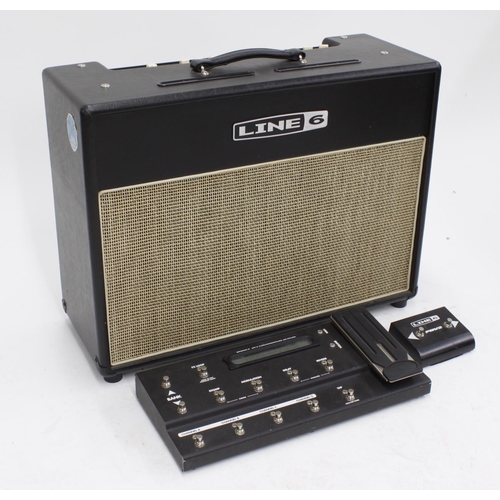 1060 - Line 6 Flextone III guitar amplifier, with FBV shortboard, FBV2 pedal and dust cover*Please note: Ga... 