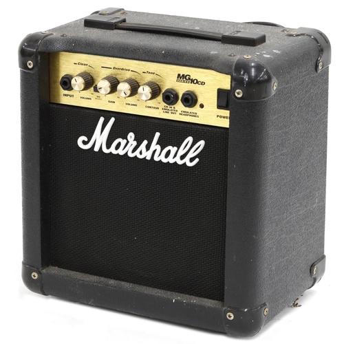 92 - Bernie Marsden - 2003 Marshall MG Series 10CD guitar amplifier, made in India, ser. no. I-2003-30-24... 